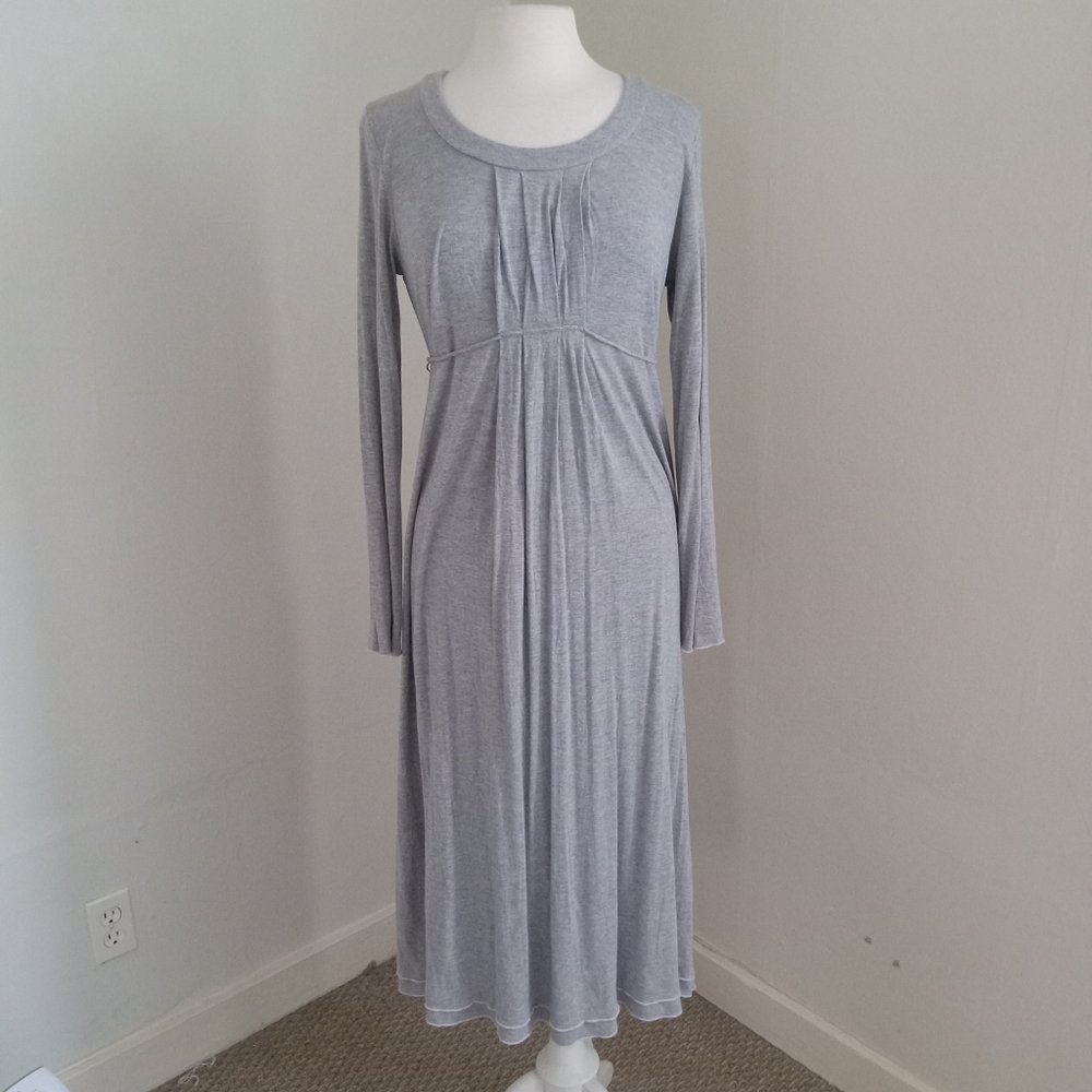Cynthia Rowley Pop Over Long Sleeve Empire Waist Weekend Dress Size Small